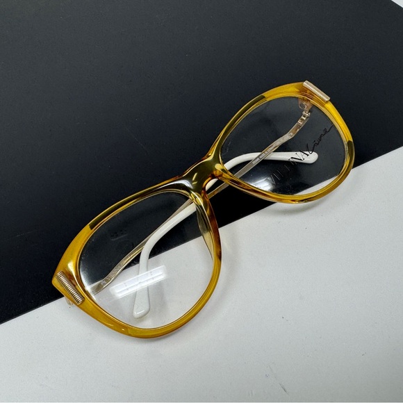 Vintage Viennaline 1479 70 Clear Retro Optyl Eyeglass Frames Germany Vienna Line - Picture 3 of 16